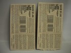 Lot Of 2 2002 Alabama Crimson Tide Middle Tennessee Football Tickets Authentic