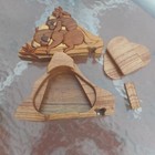 Hand Carved Wooden Puzzle Box Koala Bear Trinket Jewelry Secret Compartment