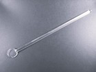 Mouth Blown Clear Glass Cocktail Pitcher Stirrer Spoon 12 5 Inches Long Elegant
