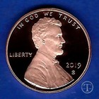 2019 W And S Proof Lincoln Cent Penny-with Envelope coa - Two Coins
