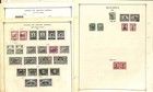 South Africa Stamp Collection On 5 Scott International Pages  1910-1940  bd 