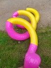 Intex Pink   Yellow Inflatable Swimming Pool Float Floats Lot