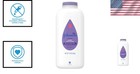 Lavender Baby Powder 15 Oz Naturally Derived Cornstarch Johnson s Hypoallergenic
