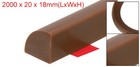 79-inch Flexible Molding Trim Quarter Round Molding Water Barrier Brown