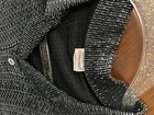1950s Vintage Mens Black Towncraft Lurex Rockabilly Shirt