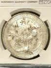      1900b Great Britain Trade Dollar T 1- Silver Coin Bombay Mint Choppedmark