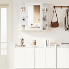 Bathroom Wall Cabinet With Mirror  Mounted Medicine Cabinets With 4 Internal And