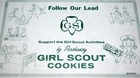 Vintage Girl Scout -c 1960 s Cookie Placemat