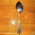 Antique Sterling Silver Spoon monticello Pattern  Engraved 