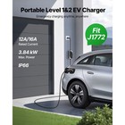 Portable Ev Charger Level 1 2 With 16 32 40a And 25 Ft Cable 240v Nema 14-50p