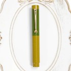 Eboya Poesie Tan-pen Ebonite 14k Fountain Pen Lemon Lollipop Mf Nib Yellow Green