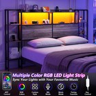 Headboard For Queen Size Bed With Storage Headboards With Charging Station