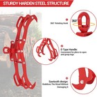 28  36  4 Claw Log Lifting Tongs 360  swivel Grapple Timber Claw Felling Grabber