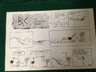  2 Vintage Original B c Comic Strip Large Story Board Signed Johnny Hart