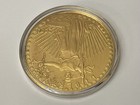 2000 Giant Quarter-pound  999 4 Oz Silver  golden Eagle  24k Gold Gilded Coin