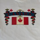 Vintage 90 s Gildan Heavy Cotton Canada Souvenir Maple Leaf Graphic T-shirt   L