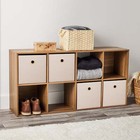 8 Cube Storage Organizer Bookcase  Home  Office  Study Bookshelf Shelves Rustic