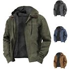 Men s Casual Padded Jacket Winter Warm Hooded Soft Comfort Coat Thick Jacket Top