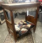 Antique Empire Tiger Maple Salesman Sample Full Tester Bed Doll Bed 32    T 1840