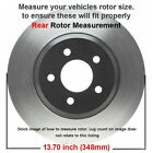 For 2012 - 2020 Ford F-150 Front Rear Drilled Rotors And Ceramic Brakes Pads Kit