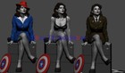 Agent Carter Sitting 1 8 1 6 3d Print Model Kit Unpainted Unassembled 3 Version