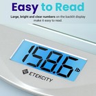 Etekcity Digital Body Weight Bathroom Scale  Large Blue Lcd Backlight Display