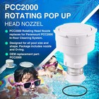 Rotating Pop Up Head Nozzel For Paramount Pcc 2000 In-floor Cleaning System