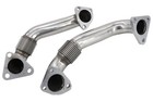Heavy Duty Upgraded Stainless Up-pipes For 2001   2016 Chevy   Gmc Duramax 6 6l