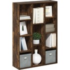Modern 11-cube Bookshelf Wood Storage Organizer Living Room Office Study New