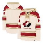 Canada Hockey Team  47 Cream Lace Jersey Hoodie Sweatshirt Men   s Xl  145