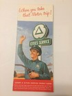 1958 Cities Service Road Map  Philadelphia  Pennsylvania 