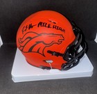 Rj Harvey Signed Autographed Denver Broncos Rave Mini Football Helmet W  Coa Jsa