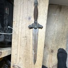 Double-edged Dagger Metal Handle Made In Spain    toledo   