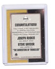 Star Trek Heroes   Villains Joseph Ruskin   Steve Sandor Dual Autograph Da34