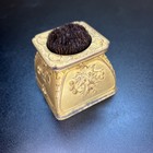 Antique French Susse Freres Gilt Bronze Guenardeau Pen Brush Inkwell Art Nouveau