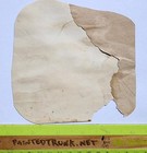 Original Antique Unknown 1930s Tattoo Flash Rooster Cut Folk Art Texas 5x5