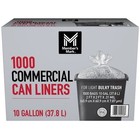 Member s Mark 10-gallon Commercial Can Liners  1000 Ct free Shipping