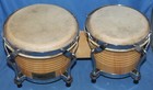 Groove Percussion Bongo Drum Set Two Hand Drums Instrument