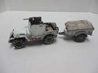King   Country Winter Armored Jeep   M100 Cargo Trailer Set Bba050   Bba051  Ln