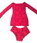 Vtg  Victoria   s Secret Lace Long Sleeve Lace Lingerie Style Mini Dress Small
