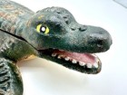 Antique Cast Iron Alligator Monon Route Advertising Match Safe Keeper Holder