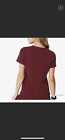 Figs Burgundy Red Catarina Scrub Top Womens Size Extra Small Xs Short Sleeve