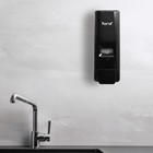 Karat 13 5oz Hand Soap Refillable Liquid Dispenser  Stand wall Mount  Black