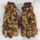 Vtg Bob Allen Ducks Unlimited Insulated Thermolite Gore-tex Xxl Camo Gloves Rare