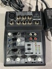 Behringer Xenyx 502 5-input 2-bus Mixer Mic Preamp Non-usb W  Power Supply