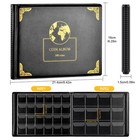 300 Pockets Coin Collection Album Coins Storage Book High-capacity Coin Holder