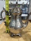 Vintage Fb Rogers Silver Plate Hinged Lidded Coffee tea Pot  