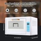 White 24l Uv Sterilizer Hot Towel Warmer Steamer Cabinet Facial Salon Spa Beauty