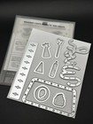 Stampin  Up  Broadway Lights Framelits Die Set Of 10