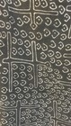B  g  lanfini Black Mudcloth  Vintage Textile Mali  Africa  66 5 X 43 Inches